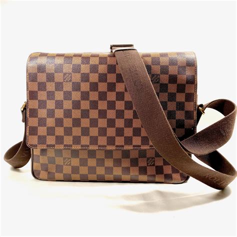 louis vuitton messenger bag damier ebene|Louis Vuitton damier shoulder bag.